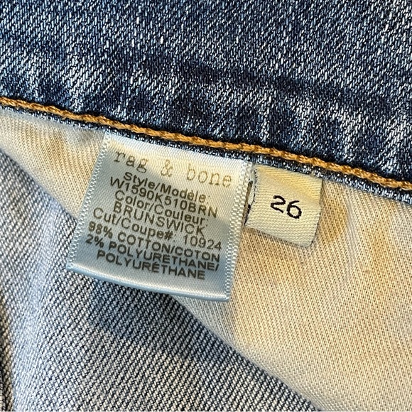 Rag & Bone Distressed Dre Boyfriend Fit Jeans - Picture 13 of 16